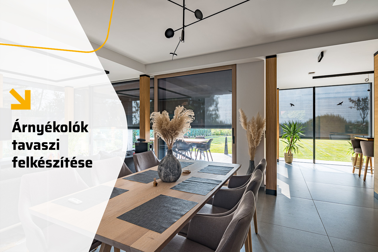 Árnyékolók tavaszi felkészítése